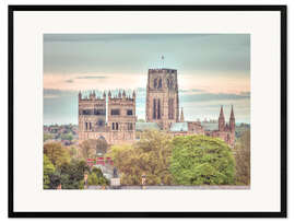 Gerahmter Kunstdruck Schöne Durham Kathedrale
