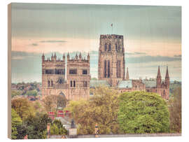 Holzbild Schöne Durham Kathedrale