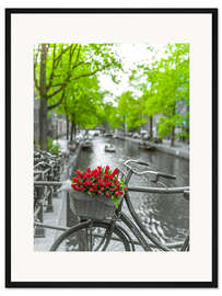 Gerahmter Kunstdruck Tulpen in Amsterdam