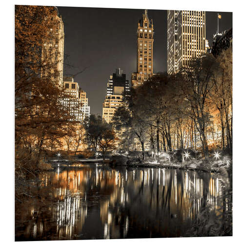 Cuadro de PVC Reflejos en Central Park, NYC