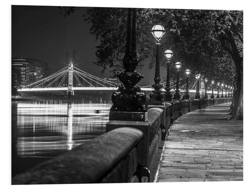 Quadro em PVC Albert Bridge, Londres