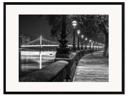 Impresión de arte enmarcada Albert Bridge