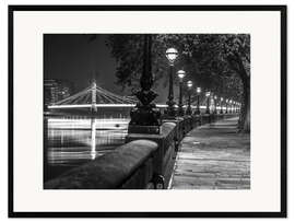 Impresión de arte enmarcada Albert Bridge