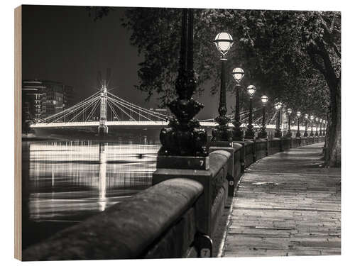 Stampa su legno Albert Bridge