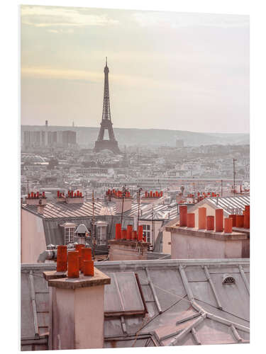 PVC-tavla Montmartre Rooftops II