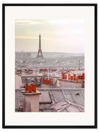 Gerahmter Kunstdruck Montmartre-Dächer II