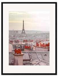 Gerahmter Kunstdruck Montmartre-Dächer II