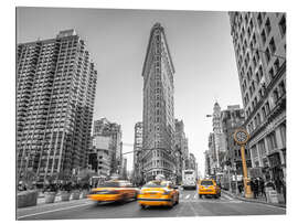 Gallery print Cabs at the Flatiron Bulding