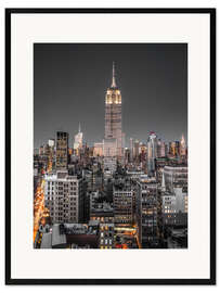 Plakat artystyczny premium w ramie View of the Empire State Building II