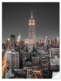 Naklejka na ścianę View of the Empire State Building II