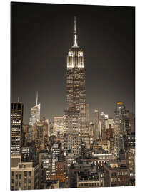 Aluminium print View of the Empire State Building I