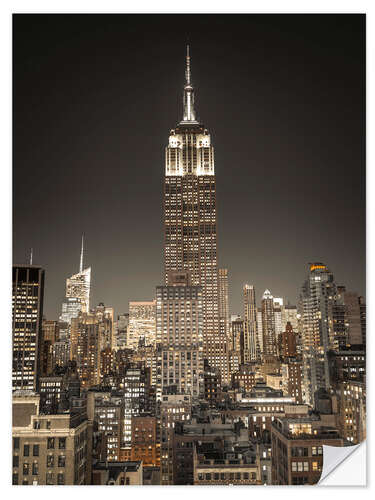 Wall sticker View of the Empire State Building I