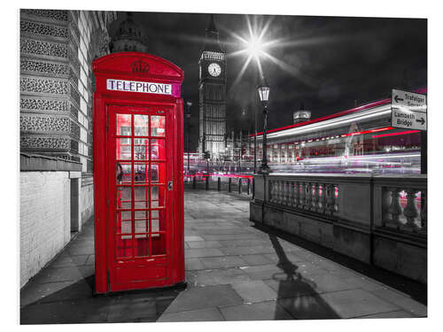 Tableau en PVC Cabine téléphonique à Londres