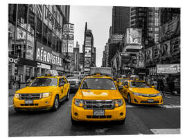 Stampa su PVC Prendre un taxi à New York