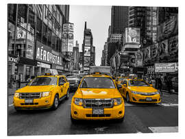 Magnettafel Taxi fahren in New York