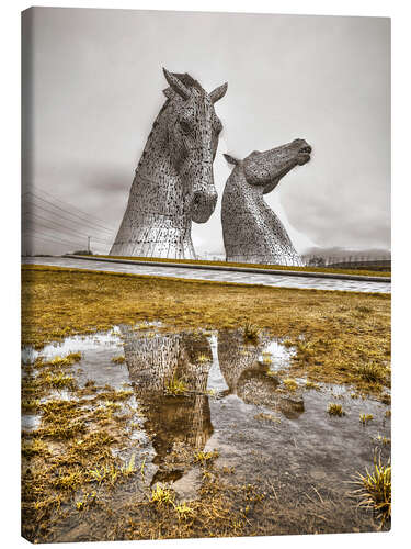 Leinwandbild Die Kelpies