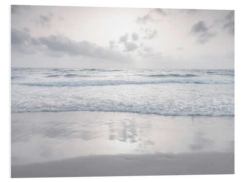 Foam board print Japandi Beach