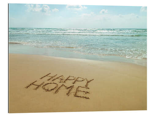 Tableau en plexi-alu Happy Home