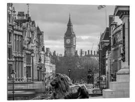 Gallery print London cityscape b/w