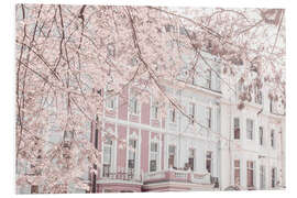 Foam board print Pink facades in London