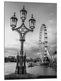 Gallery print London Eye, b/w II