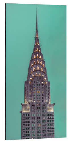 Aluminiumsbilde Chrysler Building, New York