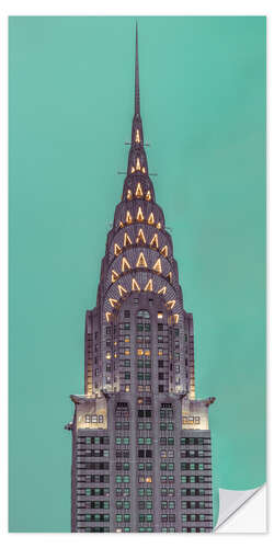 Selvklebende plakat Chrysler Building, New York