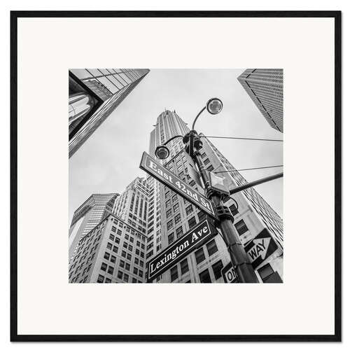 Impression artistique encadrée Lexington Ave - East 42nd St