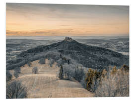 Foam board print Castle Hohenzollern