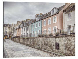 Aluminium print Scottish house facade