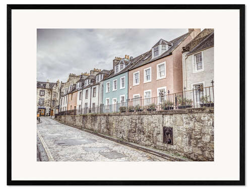Kehystetty taidepainatus Scottish house facade