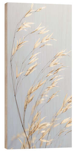 Wood print Panicle oat II