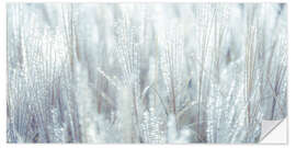 Wall sticker Silver grass