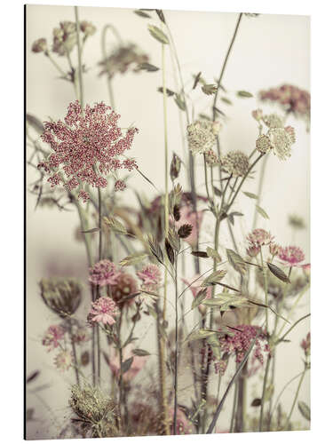 Tableau en aluminium Fleurs