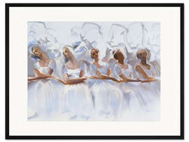 Gerahmter Kunstdruck Studie der Tänzerinnen