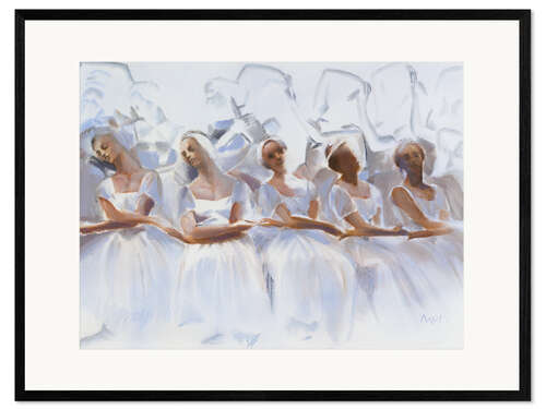 Impresión de arte enmarcada Estudio de las bailarinas