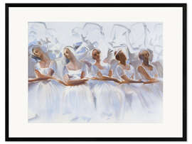 Kehystetty taidepainatus Study of the dancers
