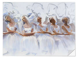 Vinilo para la pared Estudio de las bailarinas