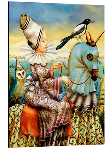 Aluminium print Knight