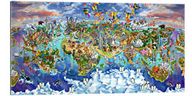 Galleriataulu World wonder world map II