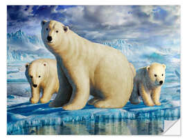 Sticker mural Splendeur arctique