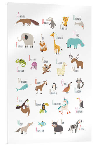 Gallery print Animal alphabet (english)