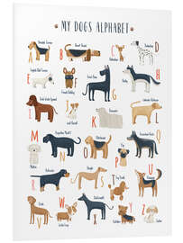 Foam board print My Dogs Alphabet