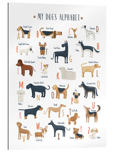 Gallery Print Mein Hunde ABC (englisch)