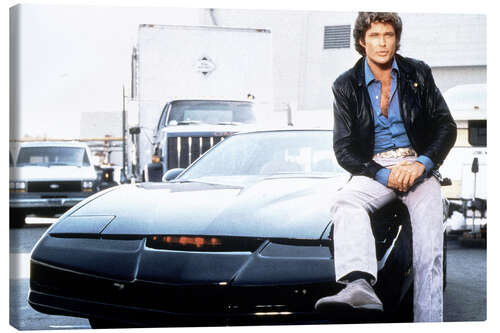 Quadro em tela Knight Rider, K.I.T.T., David Hasselhoff