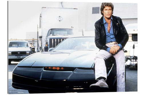 Galleritryck Knight Rider, K.I.T.T., David Hasselhoff