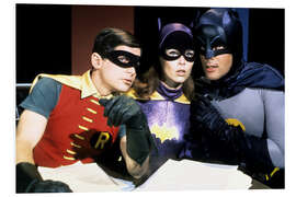 Foam board print Batman, Batwoman and Robin