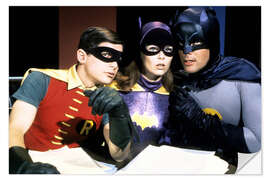 Vinilo para la pared Batman, Batwoman and Robin
