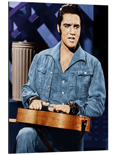 Aluminium print Elvis Presley, 1968