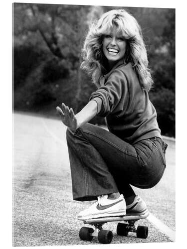 Acrylglasbild Farrah Fawcett